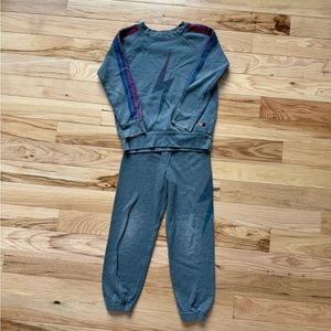 Well loved children’s Aviator Nation sweatsuit